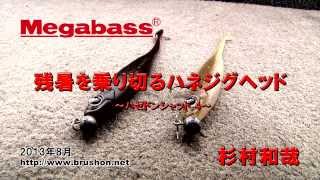 【MEGABASS】残暑を乗り切るハネジグヘッド～ハゼドンシャッド4in～ 杉村和哉 [upl. by Egnalos]