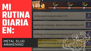 💪🏻 MEJORA TU CUENTA 🔥 con esta RUTINA de 10 min Metal Slug Awakening metalslugawakening [upl. by Rehpotsihc]