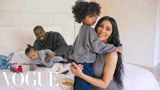 73 Questions With Kim Kardashian West ft Kanye West  Vogue [upl. by Yhtomot]