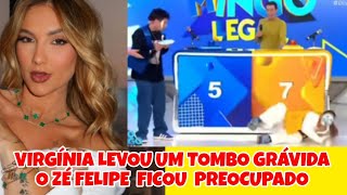 VIRGÃNIA CAIU NO PROGRAMA DO CELSO PORTIOLLI E DEIXOU OS FÃƒS DE ZÃ‰ FELIPE PREOCUPADO [upl. by Carlyn826]