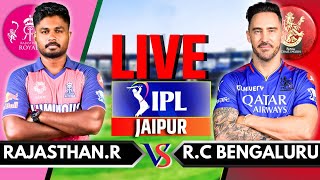 IPL 2024 Live RCB vs RR Live Match  IPL Live Score amp Commentary  Bangalore vs Rajasthan Inning 2 [upl. by Zacharia]