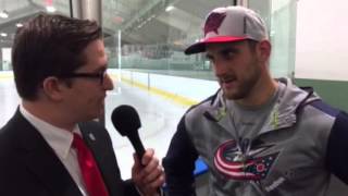 INTERVIEW Nick Foligno 10615 [upl. by Aisya]