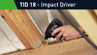 TID 18 Impact Driver [upl. by Tray176]