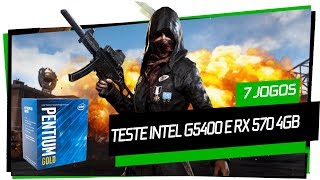 « Teste em 10 Games » Pentium G5400  Radeon RX 570 4GB [upl. by Annoyi889]