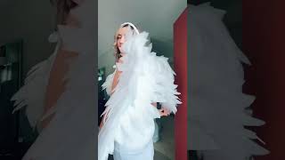 Handmade angel costume with wings diy making wings [upl. by Mathew]