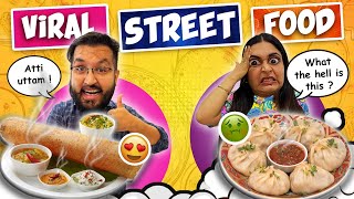 We tried the MOST Viral STREET FOOD 😱 Is It Worth it 🤬 [upl. by Merrell109]