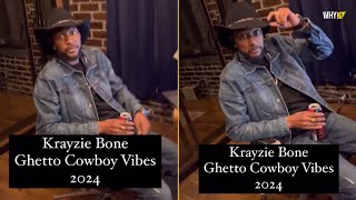 Krayzie Bone Recording New Song In Studio And Announces New ‘The Ghetto Cowboy’ Album In 2024 [upl. by Alis17]