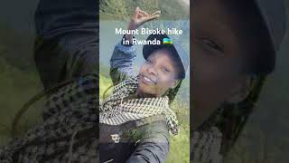 Summiting a volcano 🌋 Mount Bisoke in RwandaWatch full vid on my videos 😃 [upl. by Hesper]