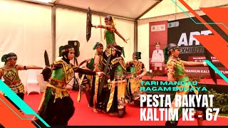 Tari kreasi pedalaman Pesta Rakyat Kaltim 2024 tarikreasi anthonyrakhman1247 [upl. by Anirba482]