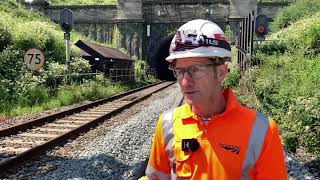 Severn Tunnel track upgrades  June 2023 [upl. by Ashok]