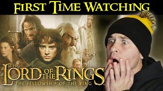 FIRST TIME WATCHING LORD OF THE RINGS THE FELLOWSHIP OF THE RING 2001  MOVIE REACTION [upl. by Cindelyn65]