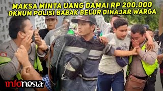 LANGSUNG KAPOK Kepergok Pungli Oknum POLISI Jadi BulanBulanan Warga [upl. by Leiahtan]