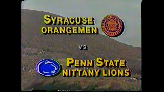 Oct 1984  Syracuse at Penn State Homecoming Game double highlight shows [upl. by Leigh]