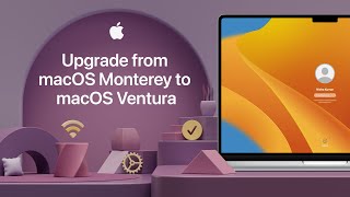 How to upgrade from macOS Monterey to macOS Ventura  Apple Support [upl. by Terris]