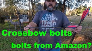 Inexpensive Crossbow bolts from Amazon Are they any good [upl. by Nosdrahcir511]