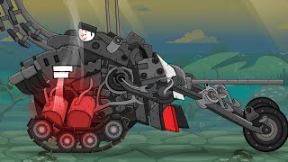 Leveling UP New Legend Cartoons about tanks [upl. by Brebner465]