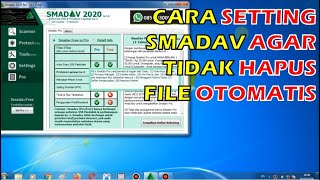 Cara Setting Agar Smadav Tidak Menghapus  Memblokir File Secara Otomatis [upl. by Noeruat316]