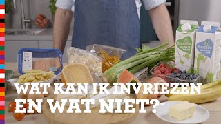 Eten invriezen wat wel wat niet  Slimme Sjef  Voedingscentrum [upl. by Epner]