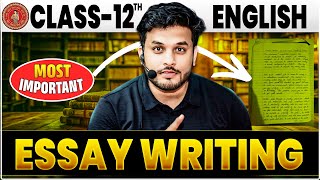 Essay Writing  Essay Writing Class 12th  Bihar Board Class 12th Grammar FormatTipsMethodTricks [upl. by Lupien557]