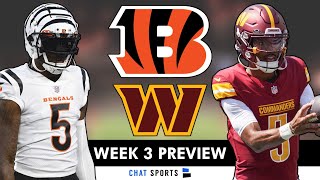 The Bengals Might DESTROY The Commanders On Monday Night Football  Tee Higgins Injury News [upl. by Berlin]