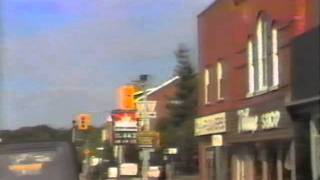 A Trip Down Main Street in Huntsville Ontario  1985 [upl. by Ander]