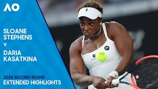 Sloane Stephens v Daria Kasatkina Extended Highlights  Australian Open 2024 Second Round [upl. by Reginald]