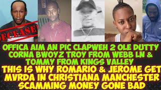 Offica Aim An Pic ClapWeh Troy From Webb Lane amp Tommy From Kings ValleyRomario amp Jerome Get MvRDA [upl. by Francois]