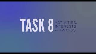 Regeneron STS Application Walkthrough Task 8 [upl. by Jazmin]