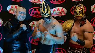 ¡REACCIONES DE LOS JINETES DEL AIRE TRAS LOS ATAQUES EN MONTERREY  Lucha Libre AAA Worldwide [upl. by Pooley]