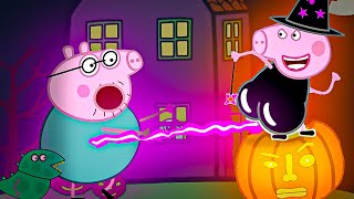 Que se passetil quand PEPPA PIG fête HALLOWEEN  🎃 👹 🐷 [upl. by Siro]