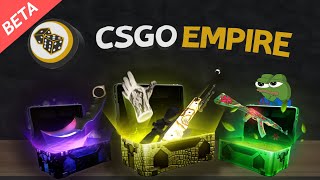 CSGOEMPIRE CASES EXCLUSIVE BETA ACCESS We are hooked for life now [upl. by Cowen]