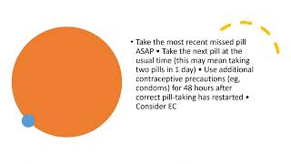 Missed pillsProgesterone only pill [upl. by Spenser]