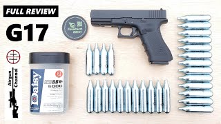 GLOCK 17 Gen4 PERFECTION in 177 BlowBack Co2 Review  Glock 17 BB Pistol Review [upl. by Attelrac]