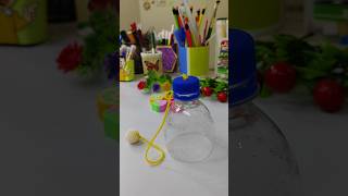 toy craft idea step by step kids activity craft using water bottlehandmade craft youtubeshorts [upl. by Rhee83]