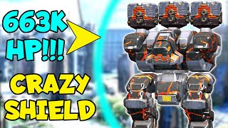 Unbelievable FURY ANCILE 663888 Energy Shield HP Protecting Titans  War Robots MK2 Gameplay WR [upl. by Ssac837]