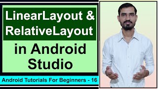 Linear Layout amp Relative Layout In Android Studio by Deepak  Android Tutorials Hindi [upl. by Clovah234]