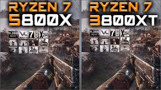 Ryzen 7 5800X vs Ryzen 7 3800XT Benchmarks – 15 Tests 🔥 [upl. by Kerrison]