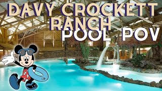 DISNEY DAVY CROCKETT RANCH  Blue Springs Pool FULL TOUR  POV 4k HD  Disney Vlog Nov 2023 [upl. by Auria]