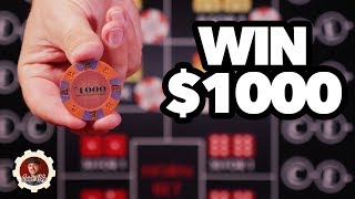 How to win 1000  craps betting strategy [upl. by Eirotal736]