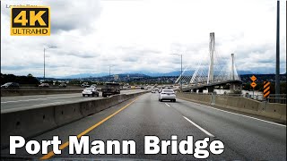 Driving On Port Mann Bridge in Vancouver Canada [upl. by Asik]