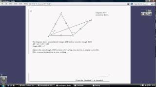 12 Edexcel IGCSE Maths 4H  15 January 2014 [upl. by Kung]