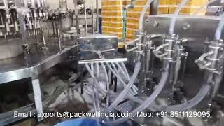 Automatic liquor bottle filling line  Liquor filling  Wine bottle filling line  beer filling [upl. by Ettesil]