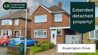 Extended detached property  Ruskington Drive Wigston [upl. by Orvah94]