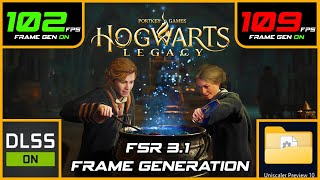 How To install FSR 31 Frame Generation  Hogwarts Legacy GTXAMDINTEL [upl. by Rimaj]