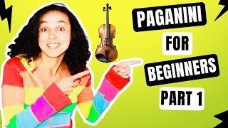 Niccolò Paganini 🎻 Caprice No 24 🎻 Violin Tutorial For Beginners [upl. by Baxie]