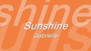 Gabrielle  Sunshine [upl. by Dana165]