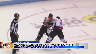 Morgan AdamsMoisan bringing plenty of punch back to Komets [upl. by Hersh]