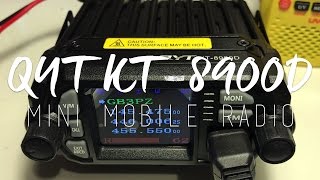 QYT KT8900 Mini Transceiver  American Stations On GB3PZ [upl. by Yraeht655]