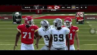 Chiefs vs raiders quarter 3 [upl. by Retrop716]