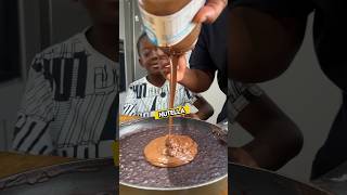 Make Nutella Chocolate Cake In A Pan No oven  Dad amp Son Cooking nutella nutellacake [upl. by Chaffee]